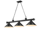 Linear/Island 3 Light Bar by Z-Lite ( 224 | 2306-3MB-MB15 Cordon ) 