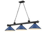 Linear/Island 3 Light Bar by Z-Lite ( 224 | 2306-3MB-MNB Cordon ) 