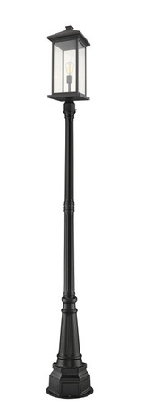 Exterior Post/Pier Head by Z-Lite ( 224 | 531PHBXLR-564P-BK Portland ) 