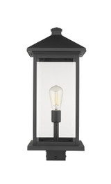 Exterior Post/Pier Head by Z-Lite ( 224 | 531PHBXLS-BK Portland ) 