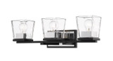Bathroom Fixtures Three Lights by Z-Lite ( 224 | 475-3V-MB-CH Bleeker Street ) 