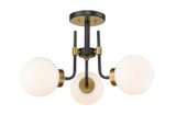 Semi-Flush Mts. Directional by Z-Lite ( 224 | 477-3SF-MB-OBR Parsons ) 