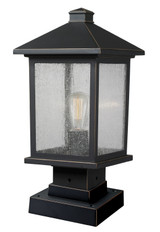Exterior Post/Pier Head by Z-Lite ( 224 | 531PHMS-SQPM-ORB Portland ) 