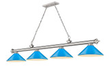 Linear/Island 4 Light + by Z-Lite ( 224 | 2306-4BN-MEB Cordon ) 