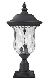 Exterior Post/Pier Head by Z-Lite ( 224 | 533PHM-533PM-BK Armstrong ) 