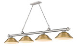 Linear/Island 4 Light + by Z-Lite ( 224 | 2306-4BN-SRB Cordon ) 