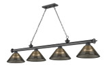 Linear/Island 4 Light + by Z-Lite ( 224 | 2306-4BP-ARS Cordon ) 