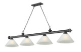 Linear/Island 4 Light + by Z-Lite ( 224 | 2306-4BP-AWL14 Cordon ) 