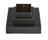 Exterior Pier Mounts by Z-Lite ( 224 | SQPM-ORBZ Pier Mounts ) 