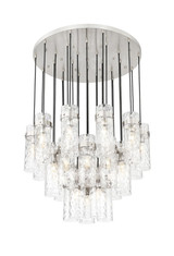 Large Chandeliers Multi-Port/Cascade by Z-Lite ( 224 | 7002P5-27R-BN Fontaine ) 