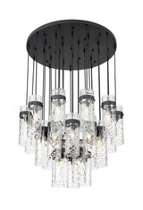 Large Chandeliers Multi-Port/Cascade by Z-Lite ( 224 | 7002P5-27R-MB Fontaine ) 