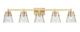 Bathroom Fixtures Five+Lights by Z-Lite ( 224 | 1101-5V-MGLD Analia ) 