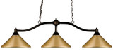 Linear/Island 3 Light Bar by Z-Lite ( 224 | 147BRZ-MSG Chance ) 