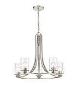 Mid. Chandeliers Glass Up by Z-Lite ( 224 | 492-5BN Beckett ) 