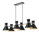Linear/Island 4 Light + by Z-Lite ( 224 | 728-6L-MB-BN Soriano ) 