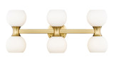 Bathroom Fixtures Five+Lights by Z-Lite ( 224 | 494-6V-MGLD Artemis ) 