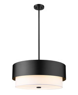 Pendants Drum Shade by Z-Lite ( 224 | 495P24-MB Counterpoint ) 