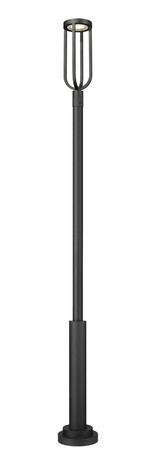 Exterior Post/Pier Head by Z-Lite ( 224 | 5005PHB-5010P-BK-LED Leland ) 
