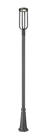 Exterior Post/Pier Head by Z-Lite ( 224 | 5005PHB-519P-BK-LED Leland ) 