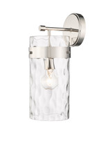 Sconces Single Glass by Z-Lite ( 224 | 3035-1SL-PN Fontaine ) 