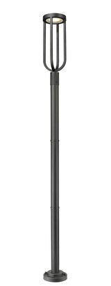 Exterior Post/Pier Head by Z-Lite ( 224 | 5005PHB-567P-BK-LED Leland ) 