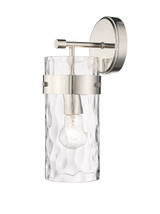 Sconces Single Glass by Z-Lite ( 224 | 3035-1SS-PN Fontaine ) 