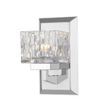 Sconces Single Glass by Z-Lite ( 224 | 1927-1S-CH Rubicon ) 