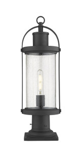 Exterior Post/Pier Head by Z-Lite ( 224 | 569PHM-533PM-BK Roundhouse ) 