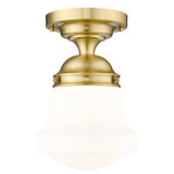 Semi-Flush Mts. Glass Down by Z-Lite ( 224 | 735F10-LG Vaughn ) 