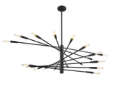 Large Chandeliers Geometric/Linear by Z-Lite ( 224 | 737-20MB Ascension ) 