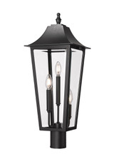 Exterior Post/Pier Head by Z-Lite ( 224 | 5008PHBR-BK Gannon ) 
