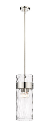 Mini Pendants Glass Down by Z-Lite ( 224 | 3035P9-PN Fontaine ) 
