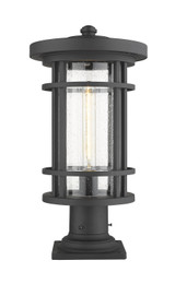 Exterior Post/Pier Head by Z-Lite ( 224 | 570PHB-533PM-BK Jordan ) 