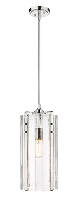 Mini Pendants Glass Down by Z-Lite ( 224 | 3036P8-PN Alverton ) 