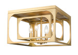 Flush Mounts Cage Style by Z-Lite ( 224 | 3038F-RB Easton ) 
