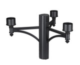 Exterior Post/Pier Head by Z-Lite ( 224 | 501-3BK Outdoor ) 