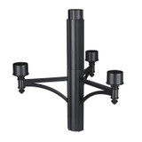 Exterior Post/Pier Head by Z-Lite ( 224 | 501-4BK Outdoor ) 