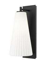 Sconces Single Glass by Z-Lite ( 224 | 3043-1SL-MB Farrell ) 
