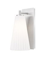 Sconces Single Glass by Z-Lite ( 224 | 3043-1SS-BN Farrell ) 