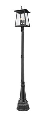 Exterior Post/Pier Head by Z-Lite ( 224 | 5015PHXLR-564P-BK Rainer ) 