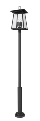 Exterior Post/Pier Head by Z-Lite ( 224 | 5015PHXXLR-5010P-BK Rainer ) 