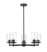 Mid. Chandeliers Glass Up by Z-Lite ( 224 | 742-5MB Thayer ) 