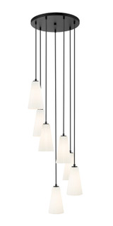 Mini Chandeliers Multi-Port/Cascade by Z-Lite ( 224 | 3043P6-7R-MB Farrell ) 