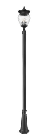 Exterior Post/Pier Head by Z-Lite ( 224 | 5016PHBR-519P-BK Davina ) 
