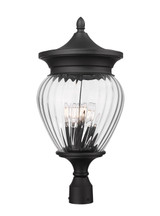 Exterior Post/Pier Head by Z-Lite ( 224 | 5016PHBR-BK Davina ) 