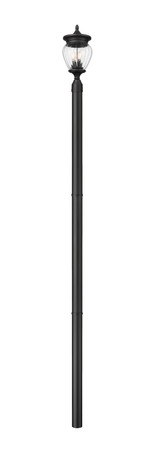 Exterior Post/Pier Head by Z-Lite ( 224 | 5016PHMR-5009P96-BK Davina ) 
