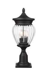 Exterior Post/Pier Head by Z-Lite ( 224 | 5016PHMR-533PM-BK Davina ) 