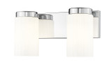 Bathroom Fixtures Two Lights by Z-Lite ( 224 | 746-2V-CH Burk ) 