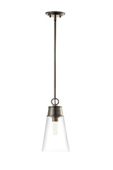 Mini Pendants Glass Down by Z-Lite ( 224 | 2300P8-BP Wentworth ) 