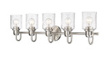 Bathroom Fixtures Five+Lights by Z-Lite ( 224 | 340-5V-BN Kinsley ) 